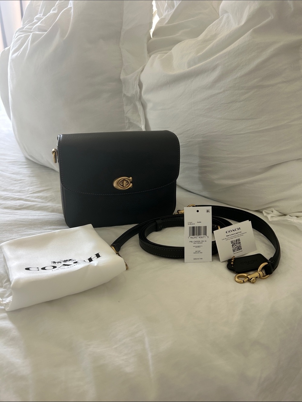 Coach Cassie 19 black newer version